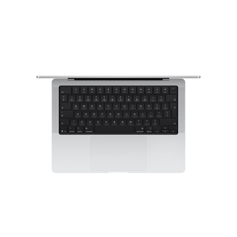 MacBook Pro 14 CTO: Čip M5 Max z 18-jedrno CPE in 40-jedrno GPE, 4 TB SSD, 64 GB RAM, Slovenska (QWERTZ) - Srebrna CTO - iSTYLE.si