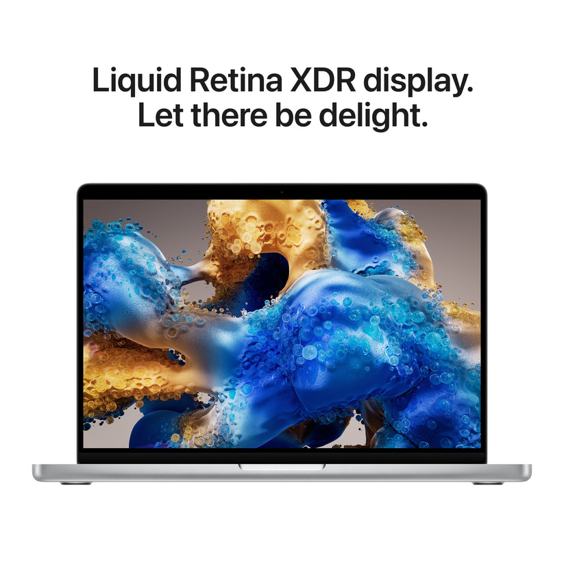 MacBook Pro 14 CTO: Čip M5 Max z 18-jedrno CPE in 40-jedrno GPE, 4 TB SSD, 64 GB RAM, Slovenska (QWERTZ) - Srebrna CTO - iSTYLE.si
