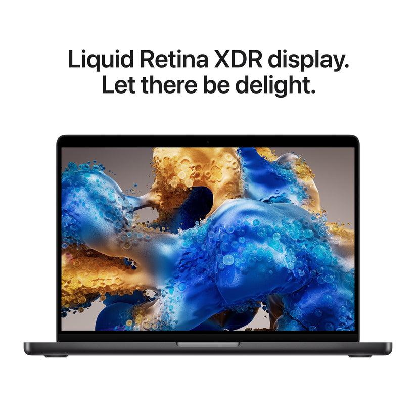MacBook Pro 14 CTO: Čip M5 Pro s 15-jedrno CPE in 16-jedrno GPE, 48 GB RAM, 4 TB SSD, Slovenski - Vesoljno črna