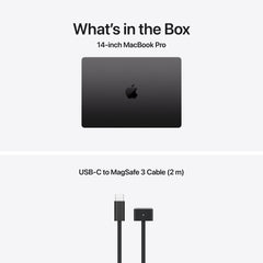 MacBook Pro 14 CTO: Čip M5 Max z 18-jedrno CPE in 40-jedrno GPE, 8 TB SSD, 128 GB RAM, Slovenski - Vesoljno črna CTO