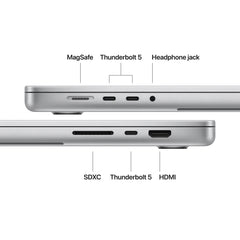 MacBook Pro 16 CTO: Čip M5 Max z 18-jedrno CPE in 40-jedrno GPE, 64 GB RAM, 8 TB SSD, Nano, Slovenski - Srebrna