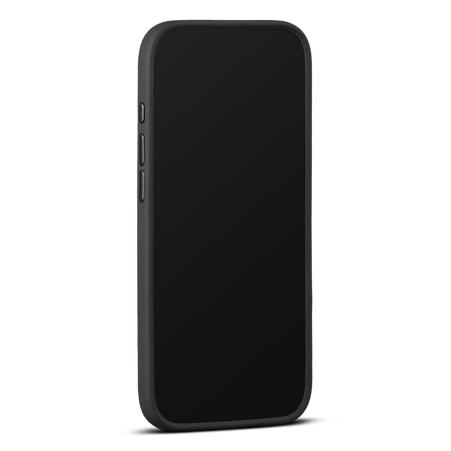 Woolnut usnjen magnetni ovitek za iPhone 17 Air - črn