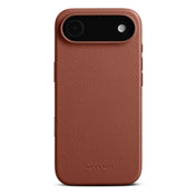 Woolnut usnjen magnetni ovitek za iPhone 17 Air - konjak