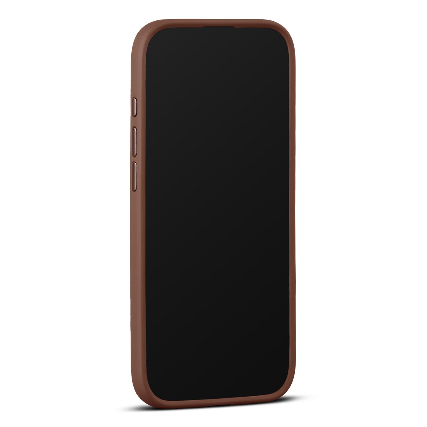 Woolnut usnjen magnetni ovitek za iPhone 17 Air - konjak