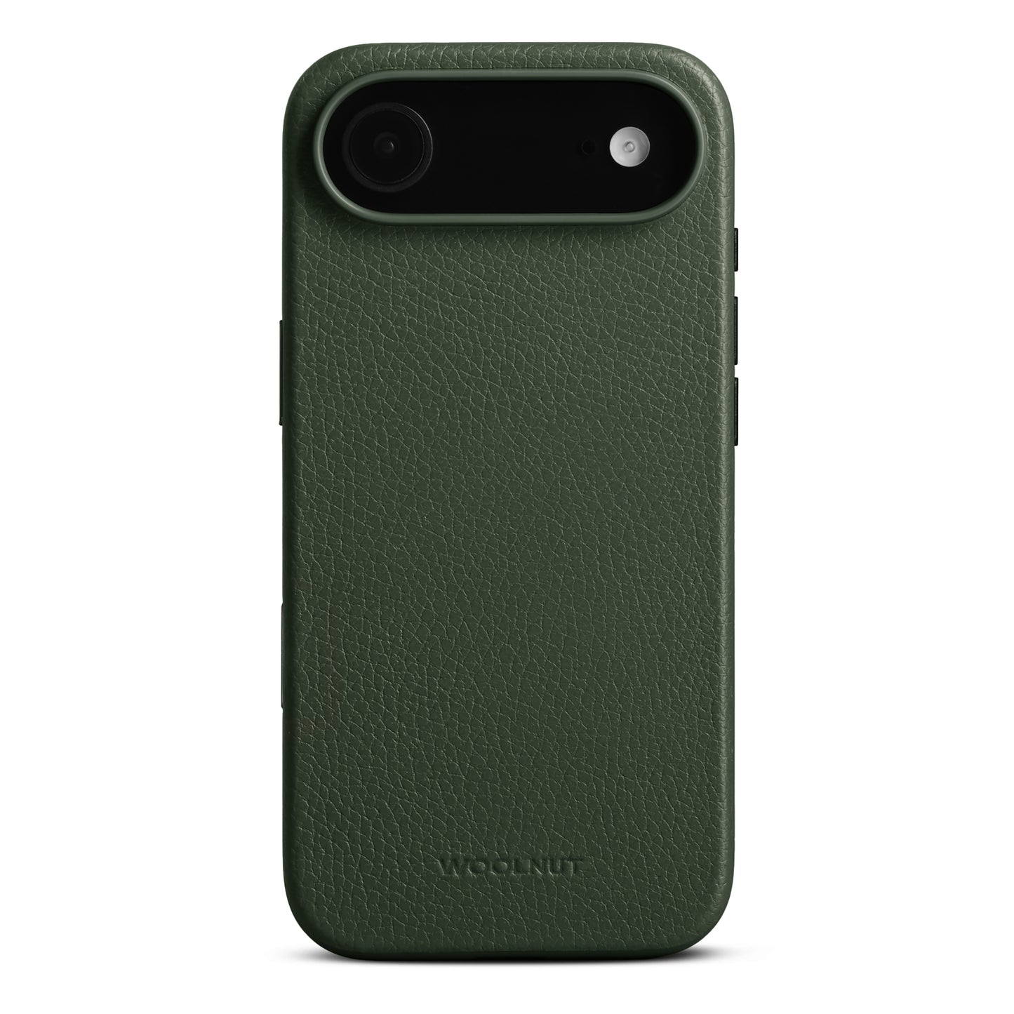 Woolnut usnjen magnetni ovitek za iPhone 17 Air - zelen