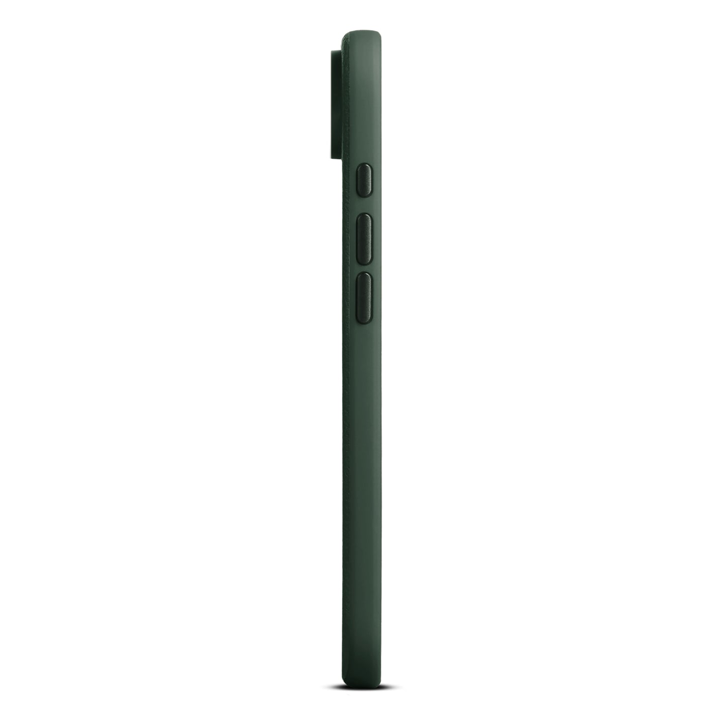 Woolnut usnjen magnetni ovitek za iPhone 17 Air - zelen