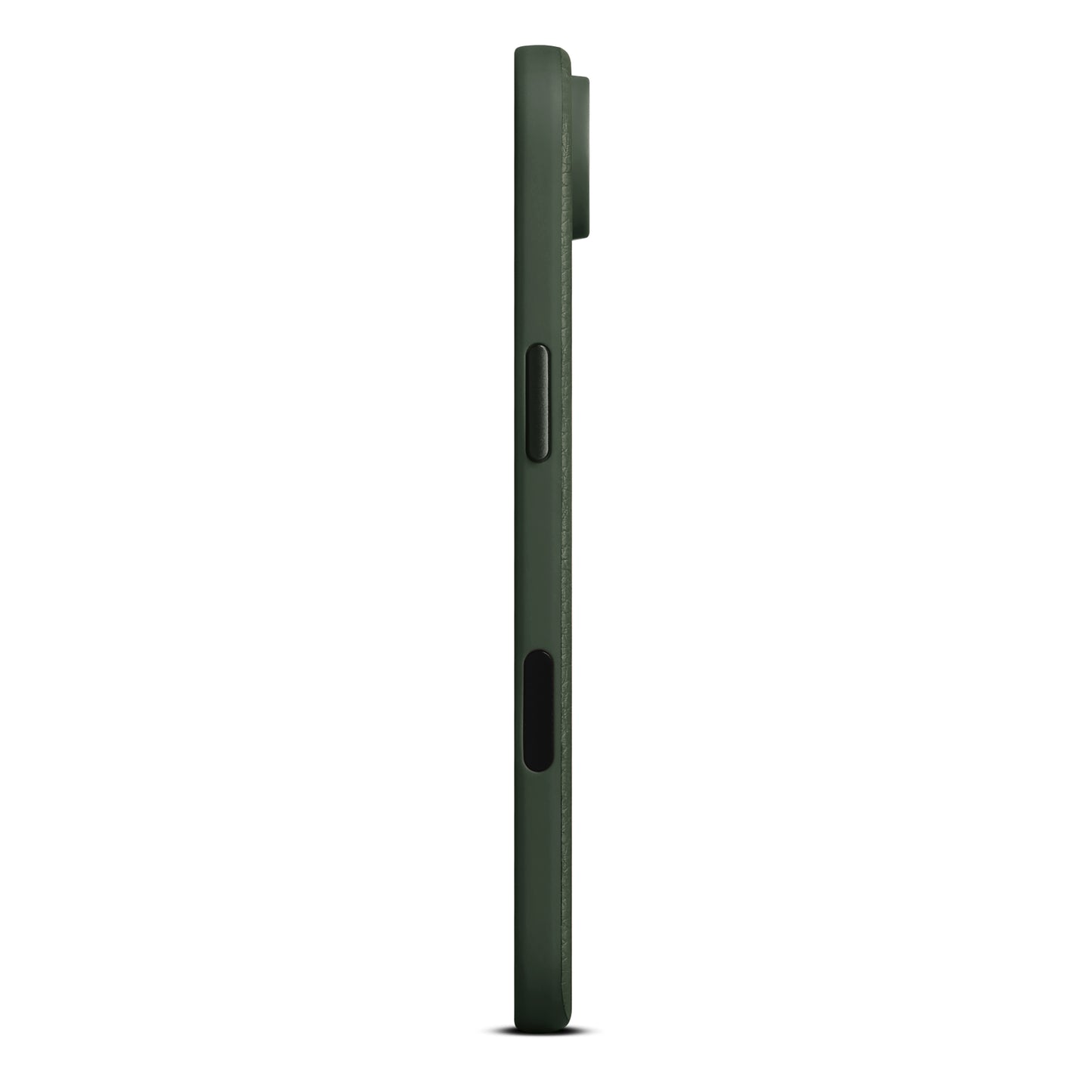 Woolnut usnjen magnetni ovitek za iPhone 17 Air - zelen