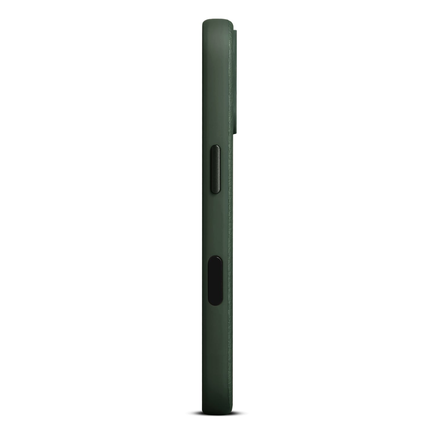 Woolnut usnjen magnetni ovitek za iPhone 17 - zelen