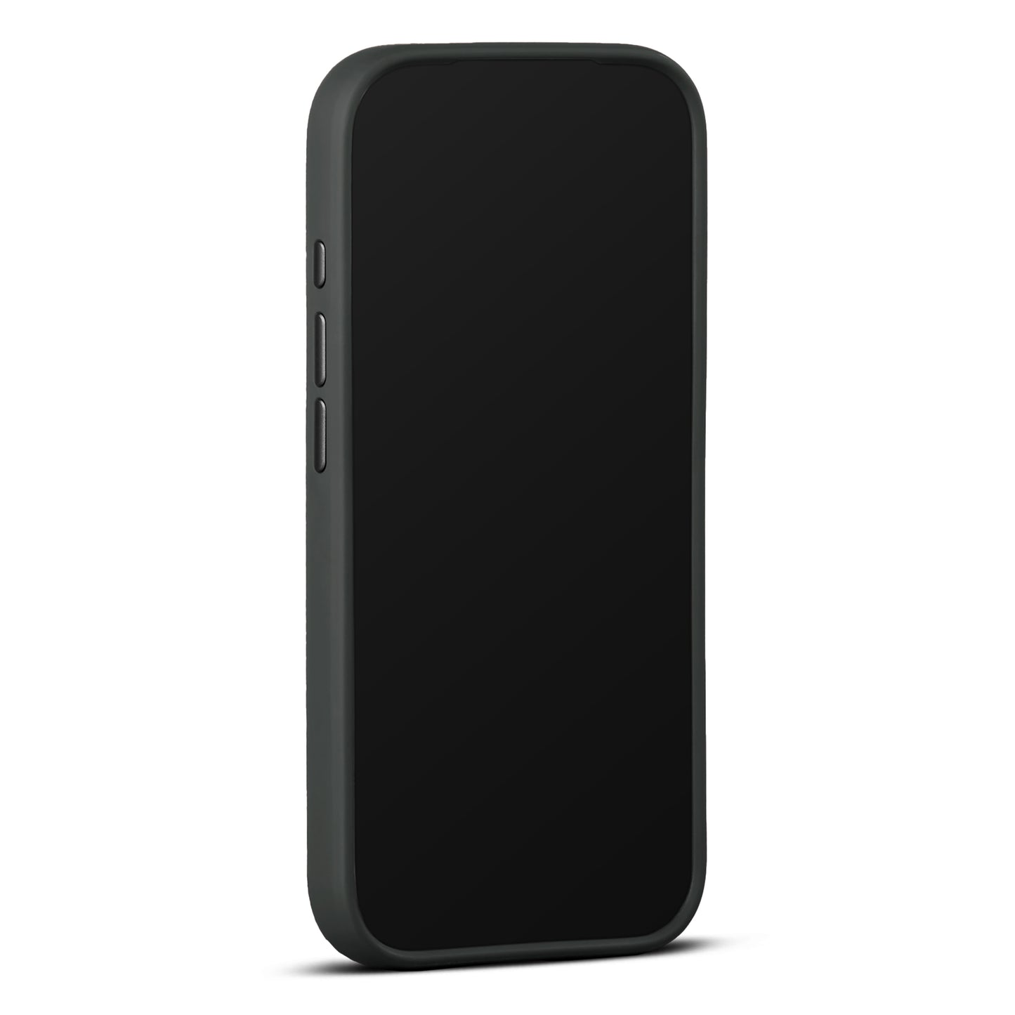 Woolnut usnjen magnetni ovitek za iPhone 17 Pro - črn