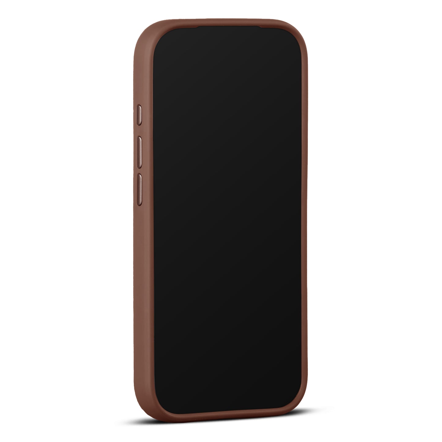 Woolnut usnjen magnetni ovitek za iPhone 17 Pro - konjak