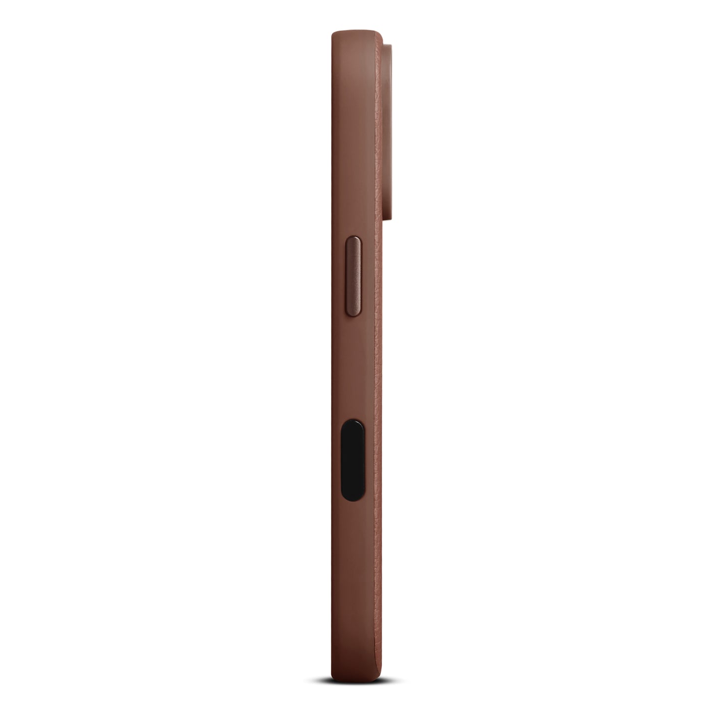 Woolnut usnjen magnetni ovitek za iPhone 17 Pro - konjak