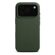 Woolnut usnjen magnetni ovitek za iPhone 17 Pro - zelen