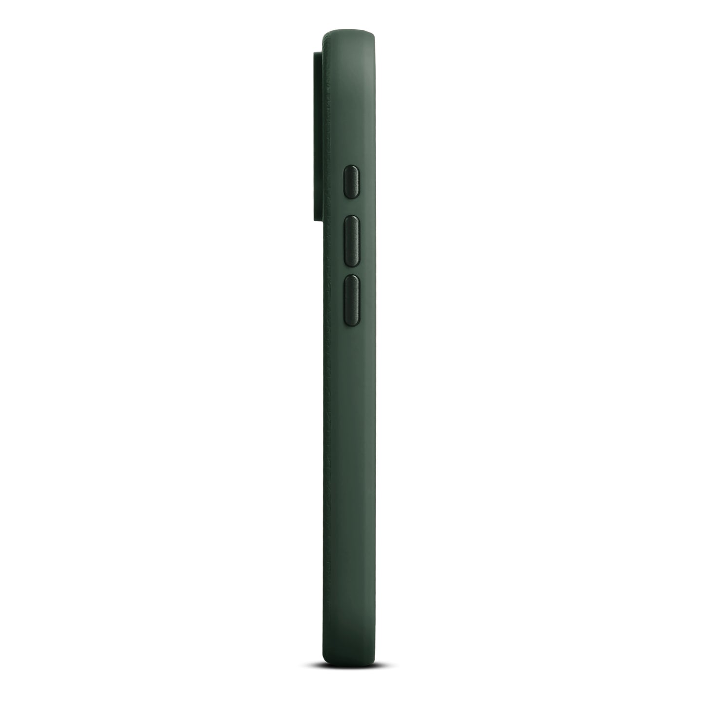 Woolnut usnjen magnetni ovitek za iPhone 17 Pro - zelen
