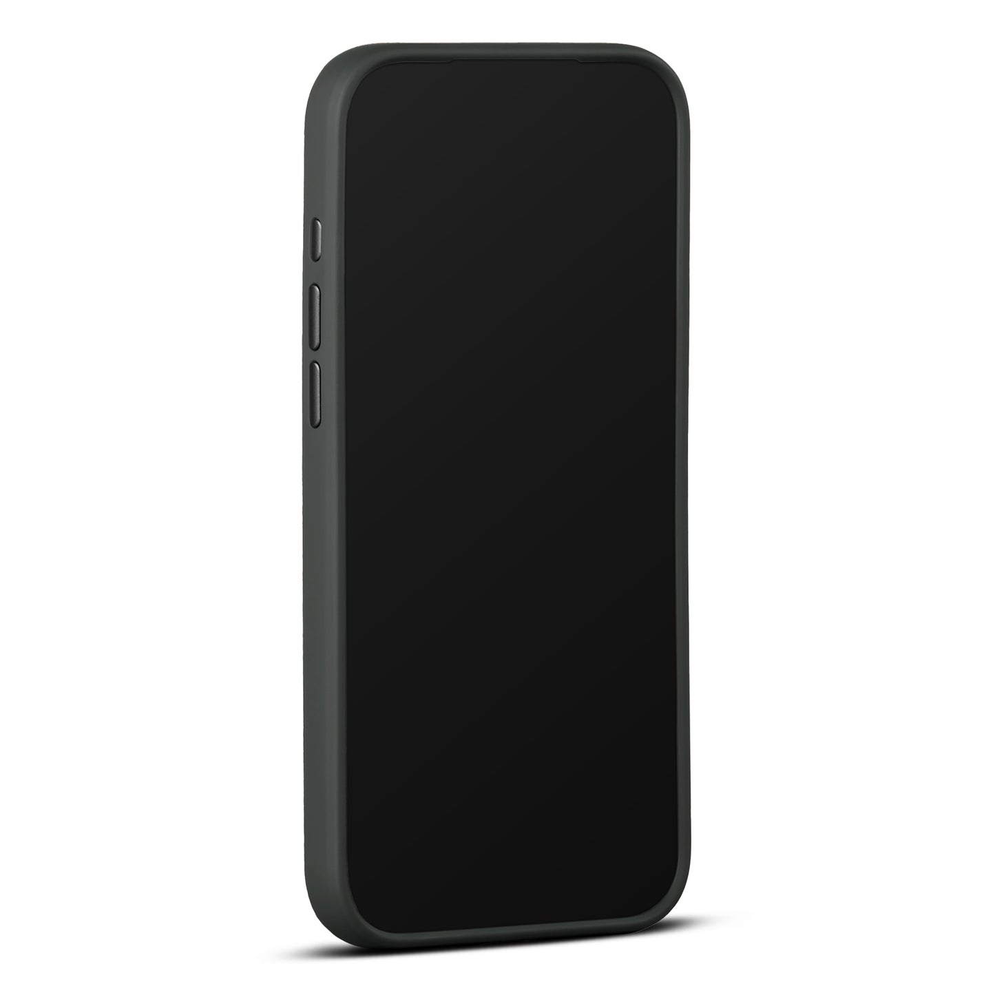 Woolnut usnjen magnetni ovitek za iPhone 17 Pro Max - črn