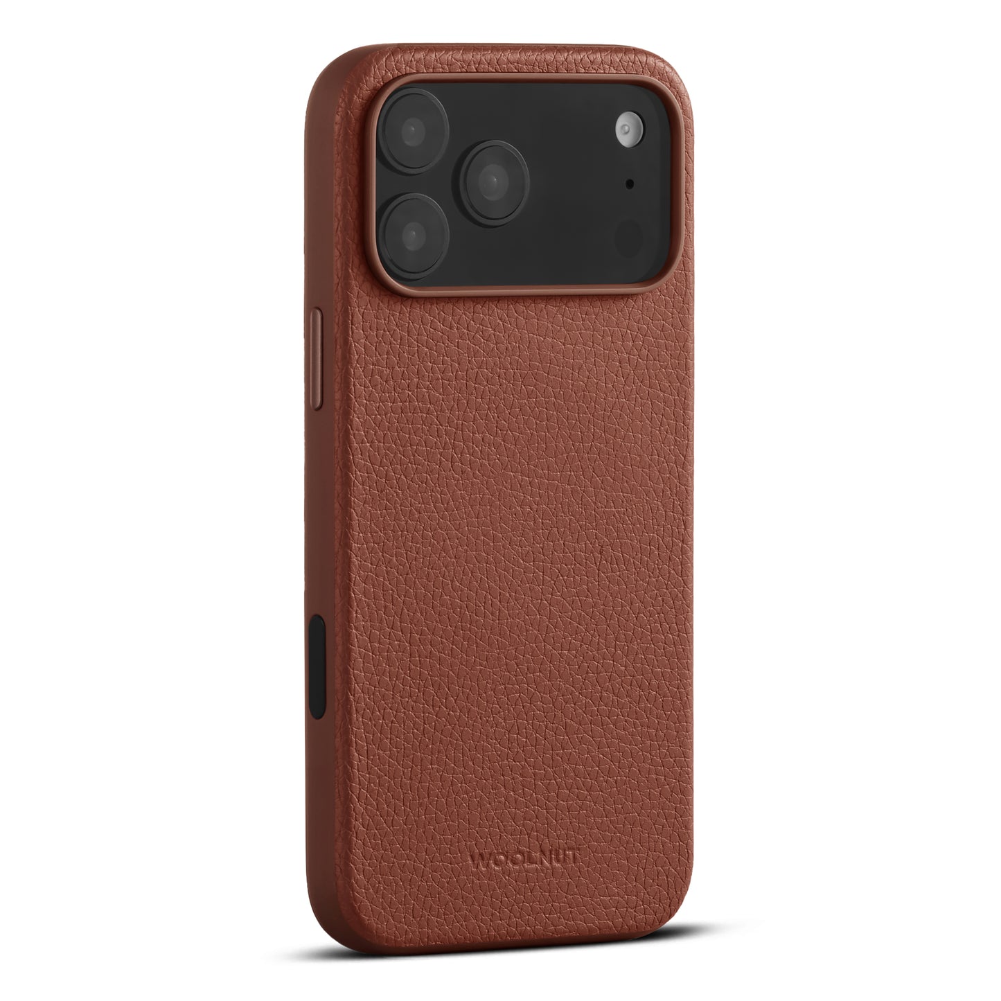 Woolnut usnjen magnetni ovitek za iPhone 17 Pro Max - konjak
