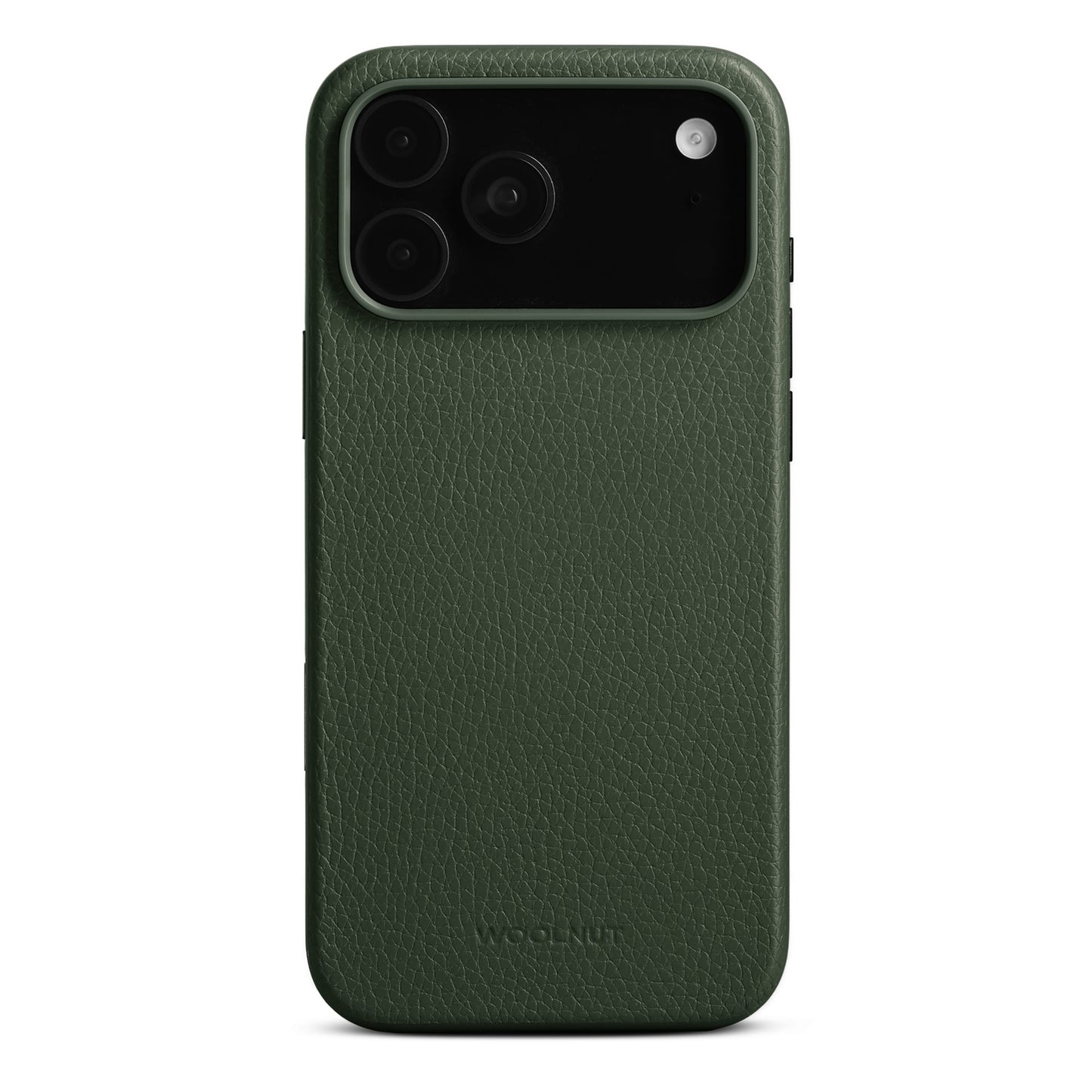 Woolnut usnjen magnetni ovitek za iPhone 17 Pro Max - zelen