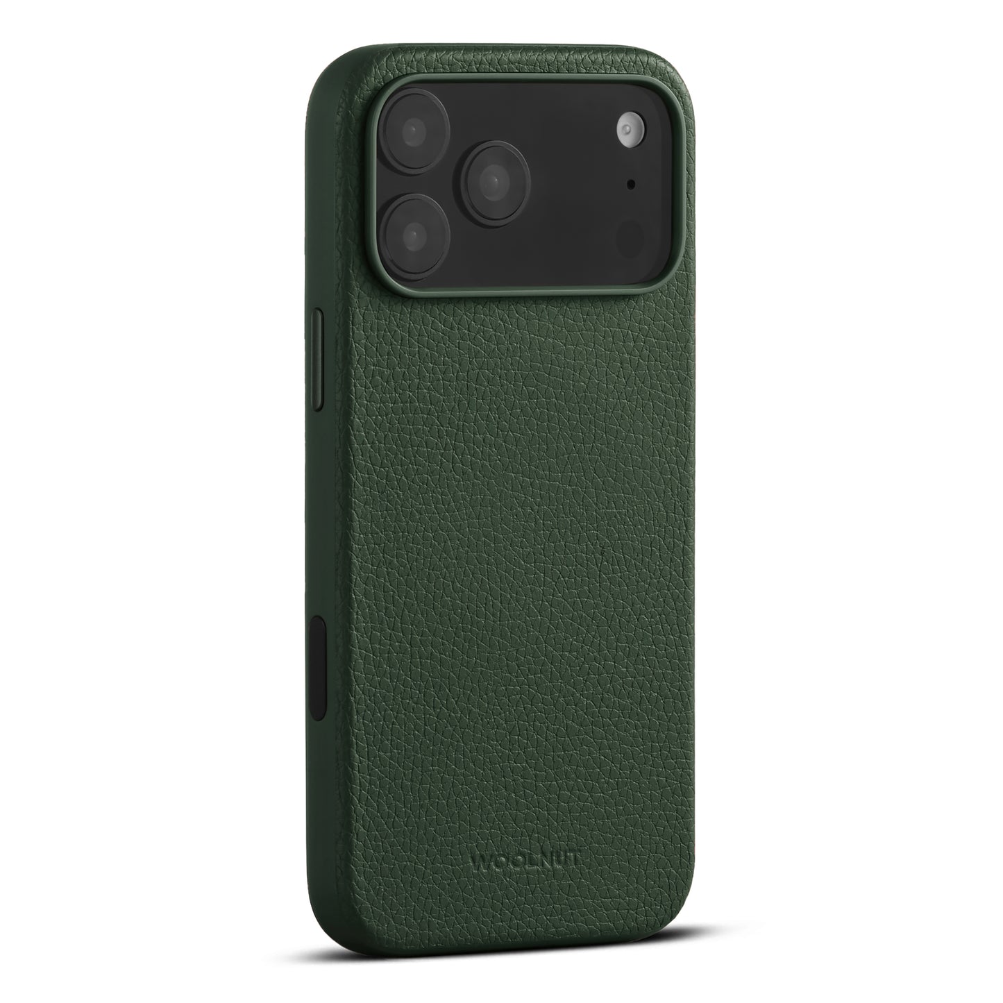 Woolnut usnjen magnetni ovitek za iPhone 17 Pro Max - zelen