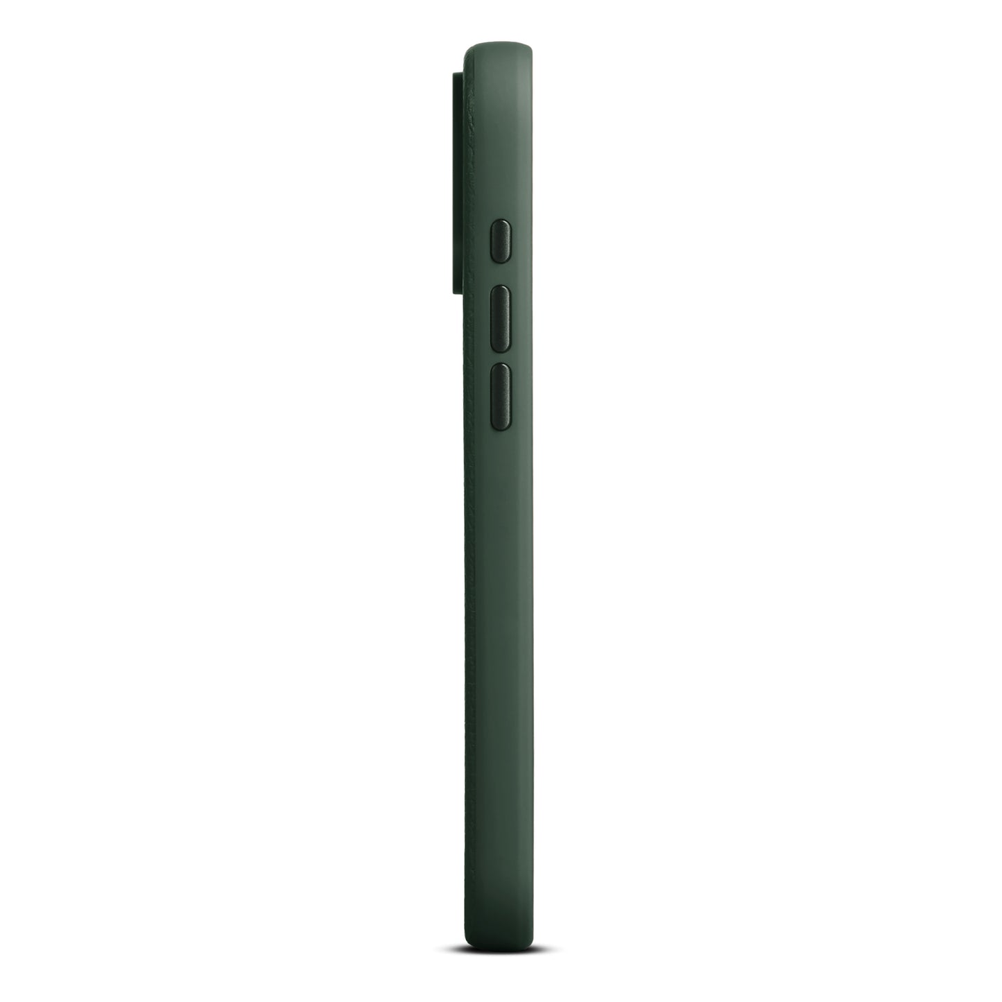 Woolnut usnjen magnetni ovitek za iPhone 17 Pro Max - zelen