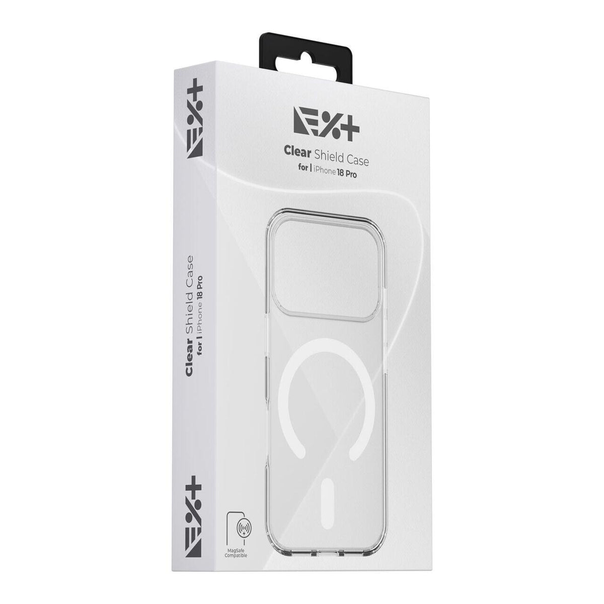 NOA Clear Shield ovitek za iPhone 18 Pro združljiv z MagSafe - prozoren