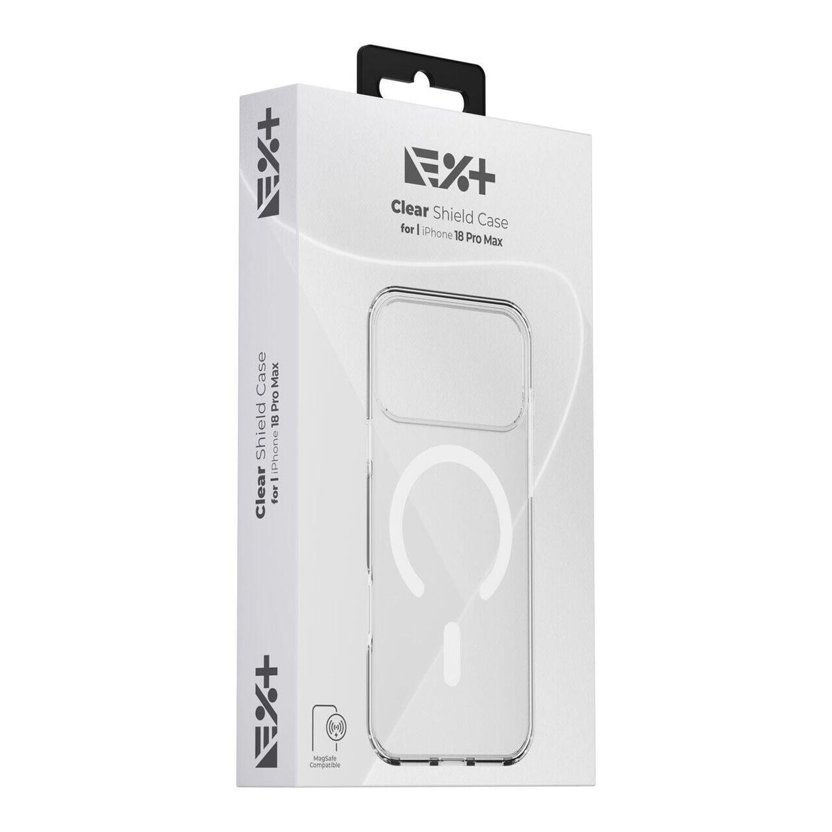 NOA Clear Shield ovitek za iPhone 18 Pro Max združljiv z MagSafe - prozoren