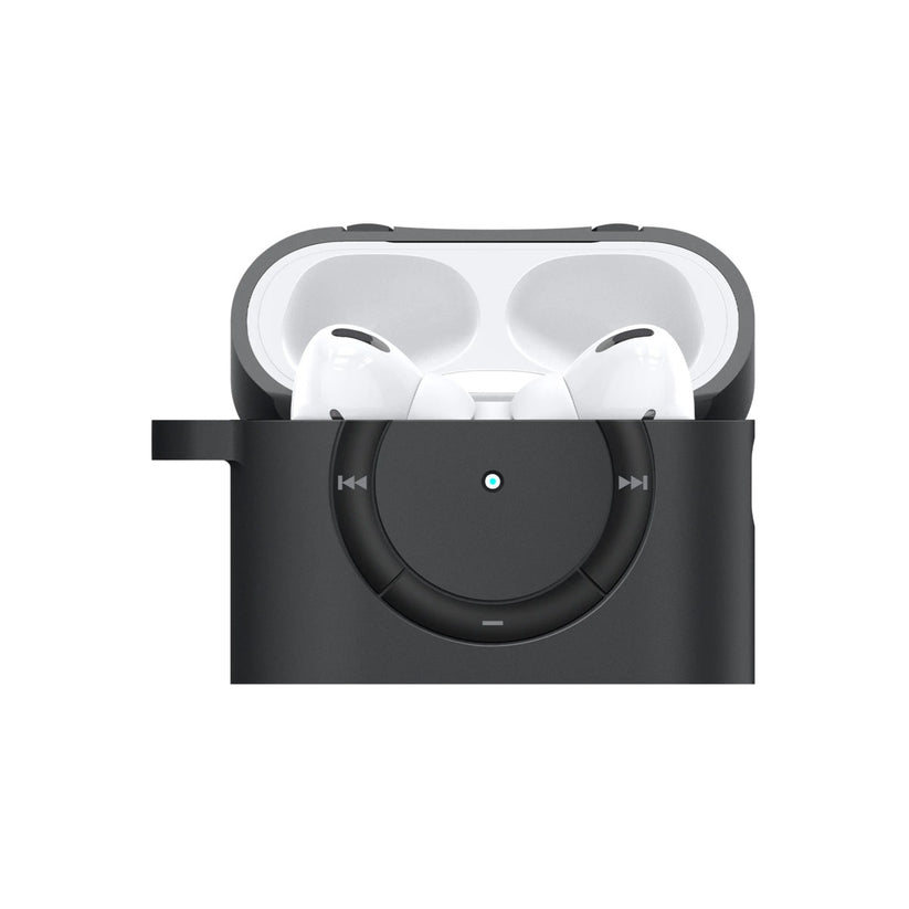 Spigen Shuffle ovitek za škatlico AirPods Pro 2 - črna - iSTYLE SI