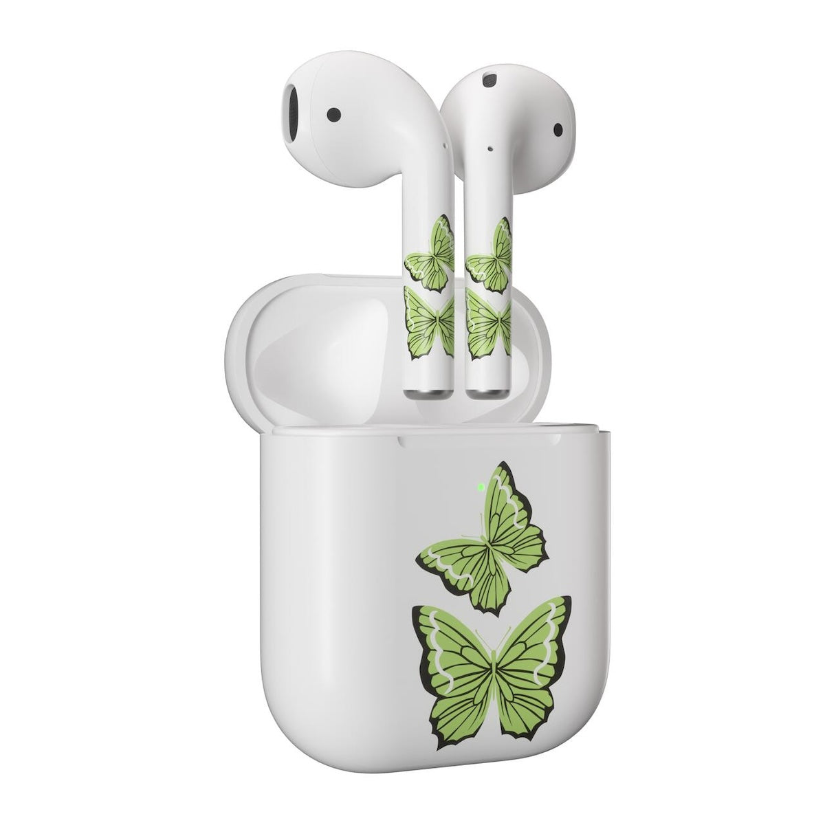 Next One ArtSkin nalepka za Airpods 1. in 2. generacija - svetleči metulj - iSTYLE SI