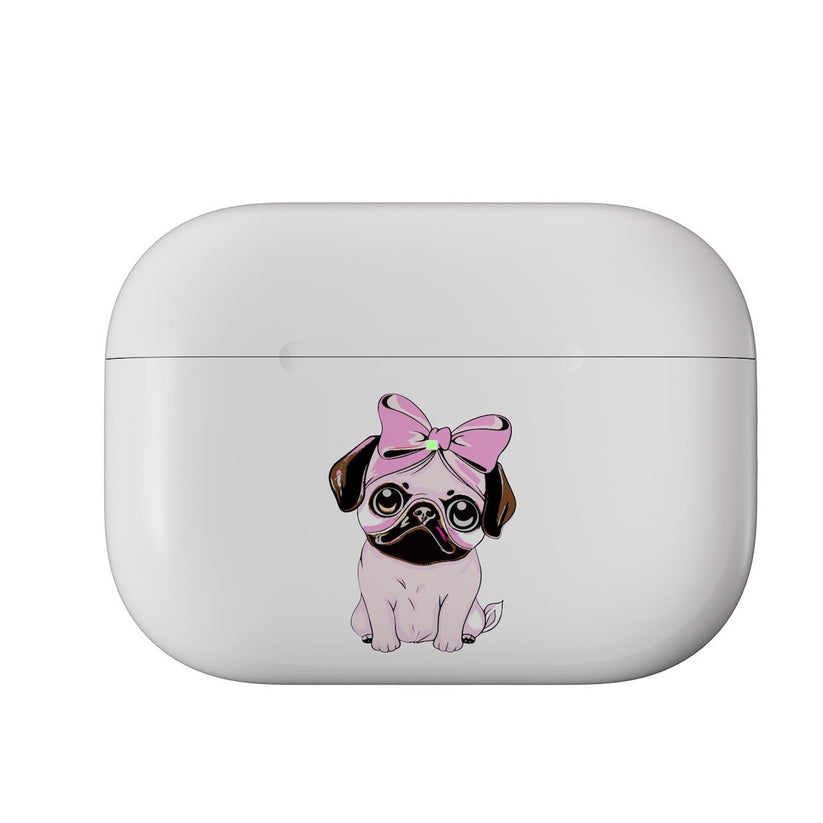 Next One ArtSkin nalepka za Airpods Pro 1. in 2. generacija - roza mops - iSTYLE SI