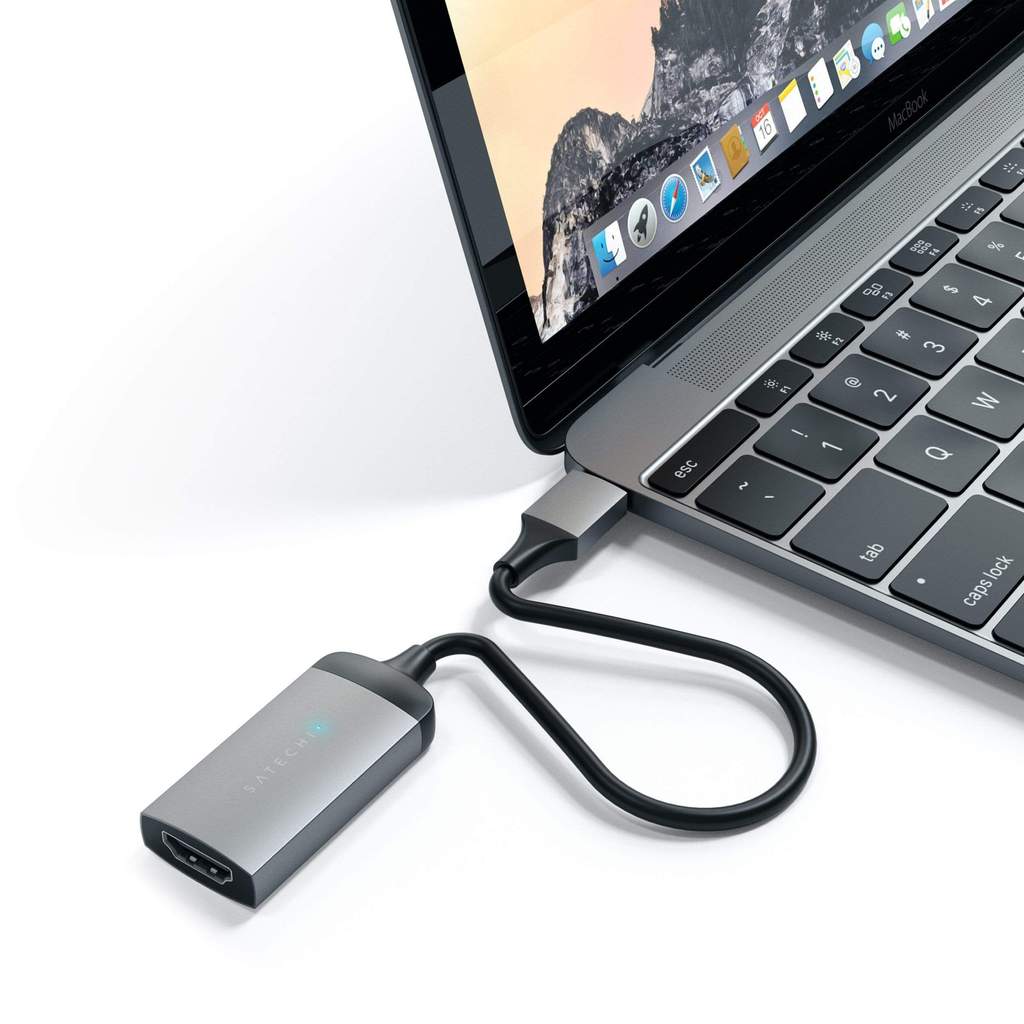 Satechi USB-C na 4K HDMI ADAPTER - vesoljno siva - iSTYLE SI