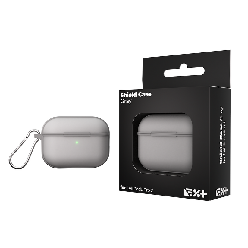 Next One Shield Case ovitek za škatlico Airpods Pro 2 - siva - iSTYLE SI