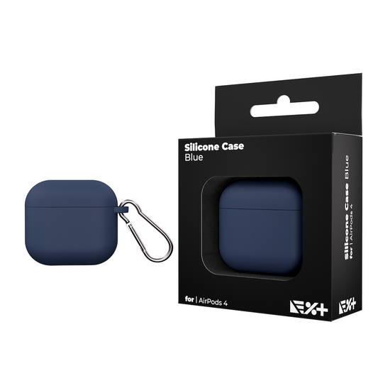 Next One silikonski ovitek za škatlico Airpods 4 - modra - iSTYLE SI