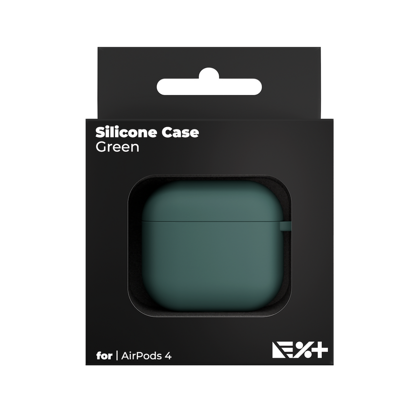 Next One silikonski ovitek za škatlico Airpods 4 - zelena - iSTYLE SI