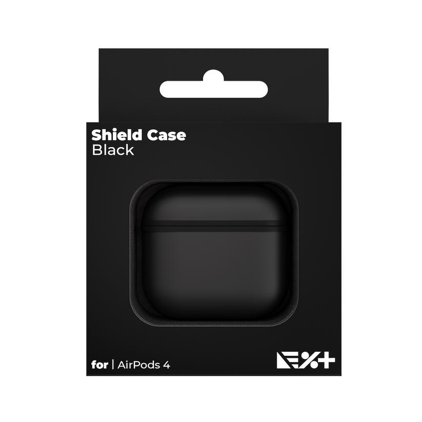 Next One Shield Case ovitek za škatlico Airpods 4 - črna - iSTYLE SI