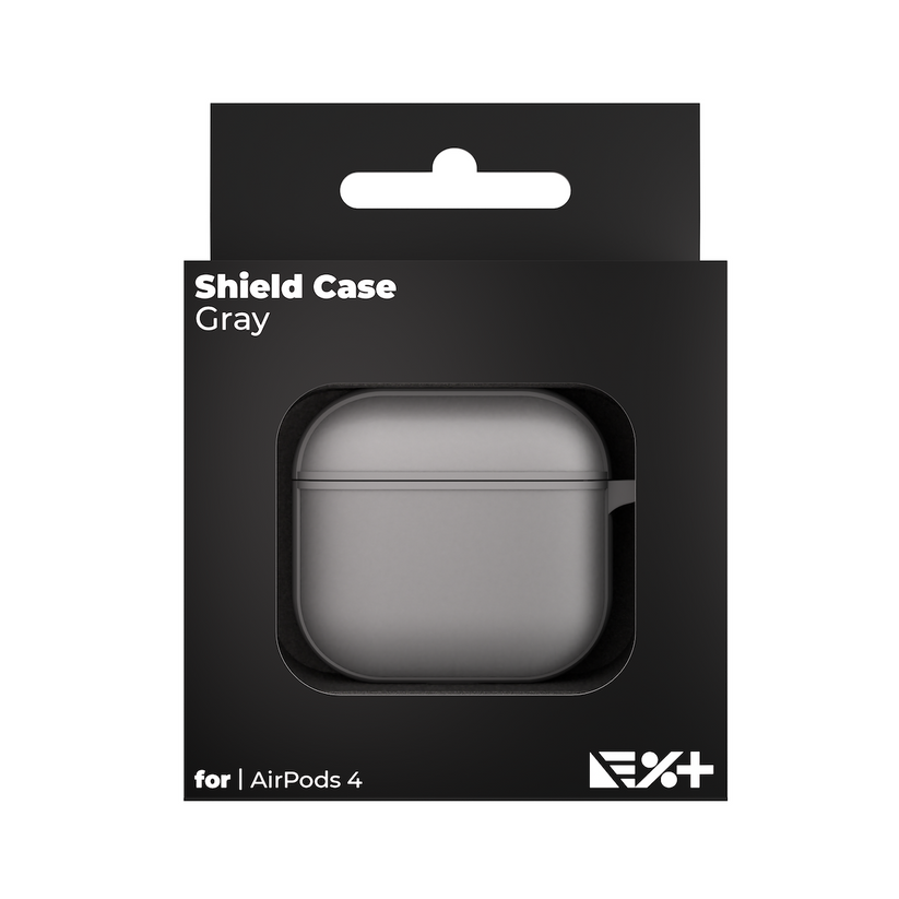 Next One Shield Case ovitek za škatlico Airpods 4 - siva - iSTYLE SI