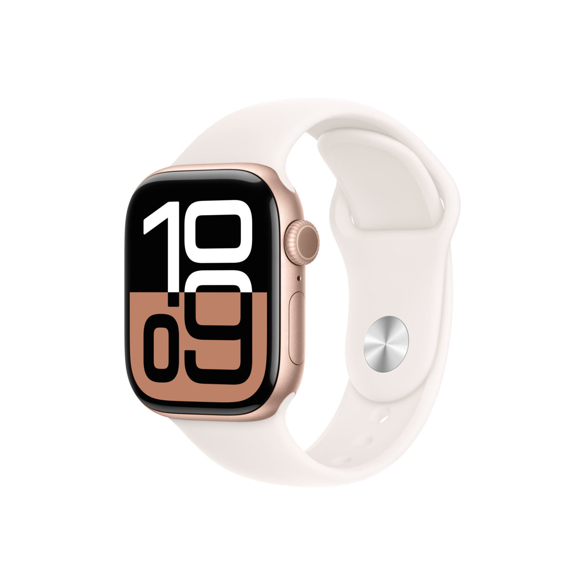 Odprta embalaža - Apple Watch S10 GPS 42mm Rose Gold with Light Blush Sport Band - M/L - iSTYLE SI