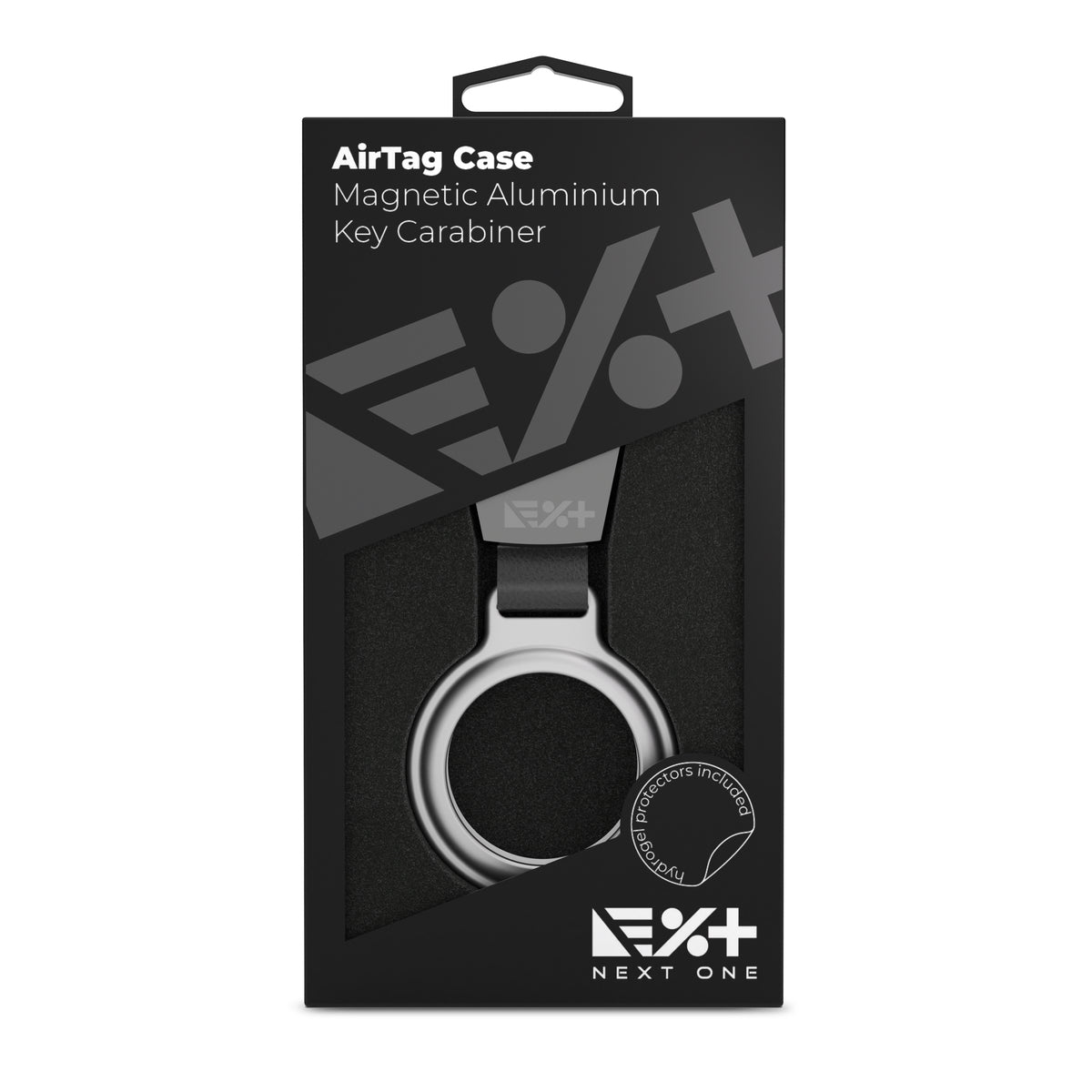 NEXT ONE AirTag Magnetic Aluminium Key Carabiner Silver - iSTYLE SI