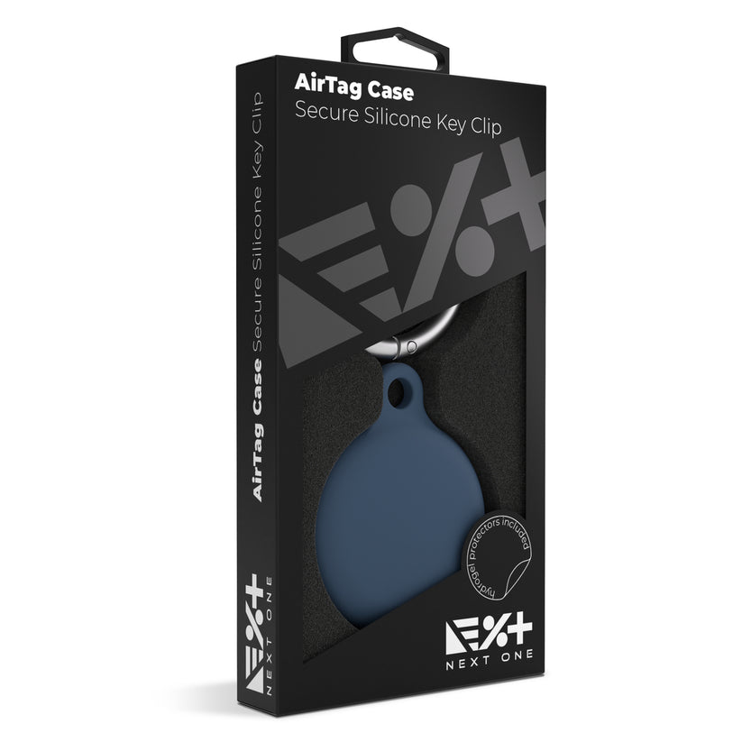 Next One silikonski obesek za AirTag - Marine Blue - iSTYLE SI
