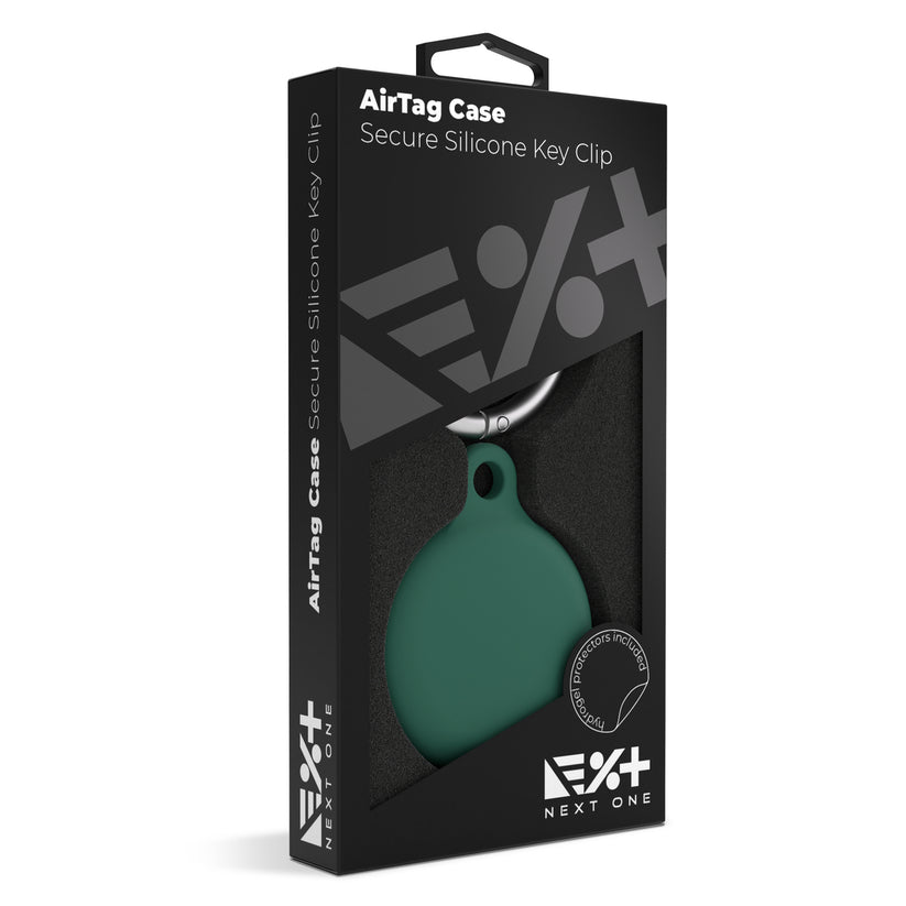 Next One silikonski obesek za AirTag - Leaf Green - iSTYLE SI