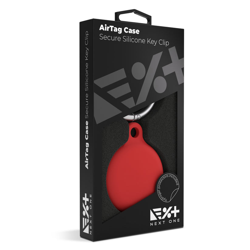 Next One silikonski obesek za AirTag - RED - iSTYLE SI