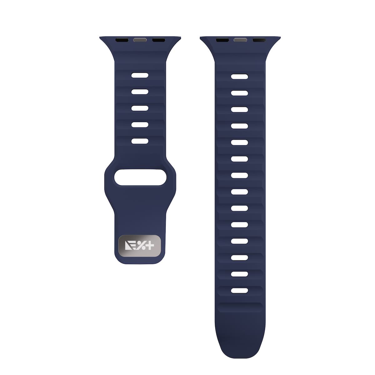 Next One silikonski pašček Active Band za Apple Watch 44/46/49 mm - modra - iSTYLE SI