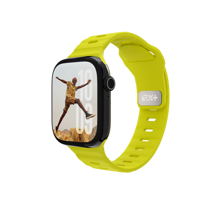 Next One silikonski pašček Active Band za Apple Watch 40/41/42 mm - fluorescentna - iSTYLE SI