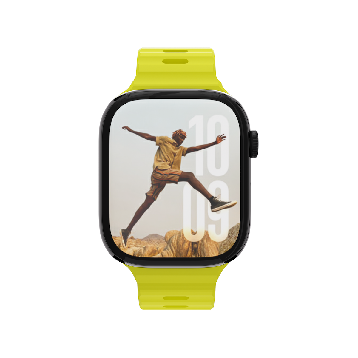 Next One silikonski pašček Active Band za Apple Watch 40/41/42 mm - fluorescentna - iSTYLE SI