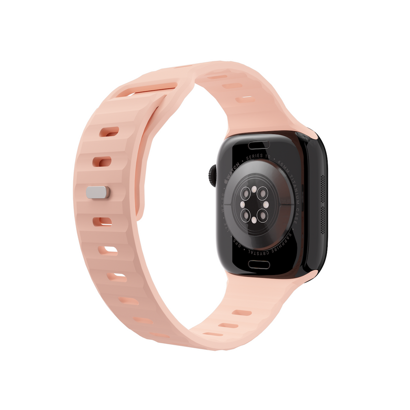 Next One silikonski pašček Active Band za Apple Watch 40/41/42 mm - roza - iSTYLE SI