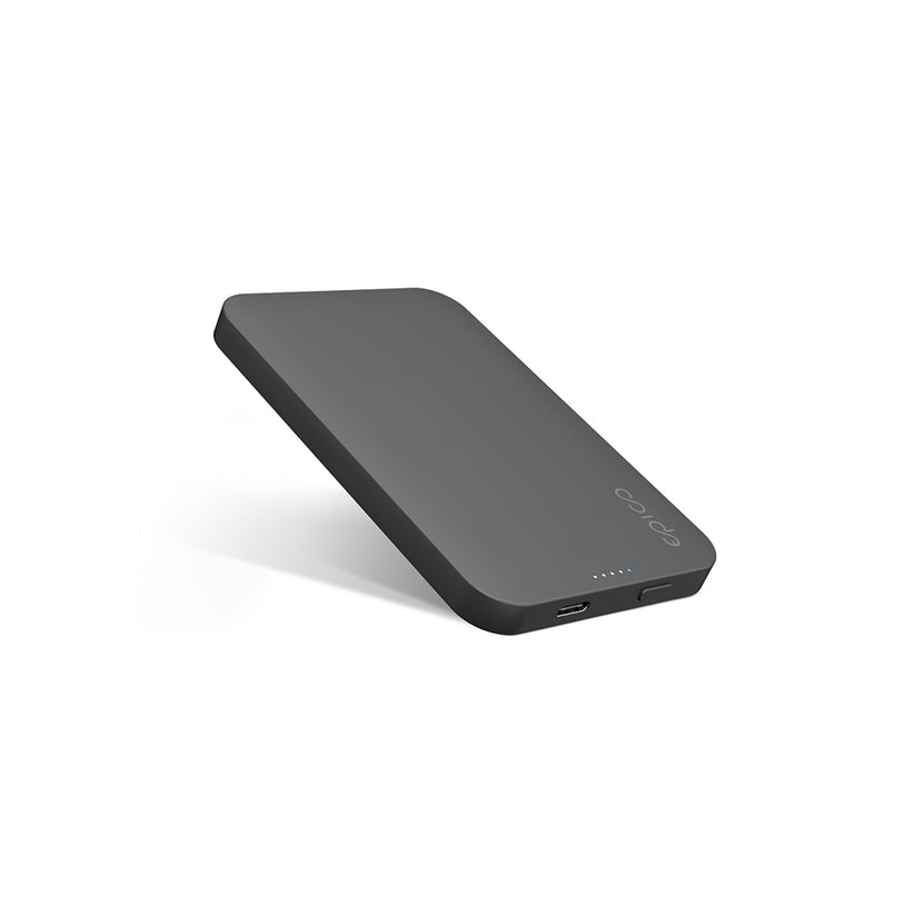 Epico 5000mAh aluminijasta magnetna prenosna baterija - vesoljno siva - iSTYLE SI