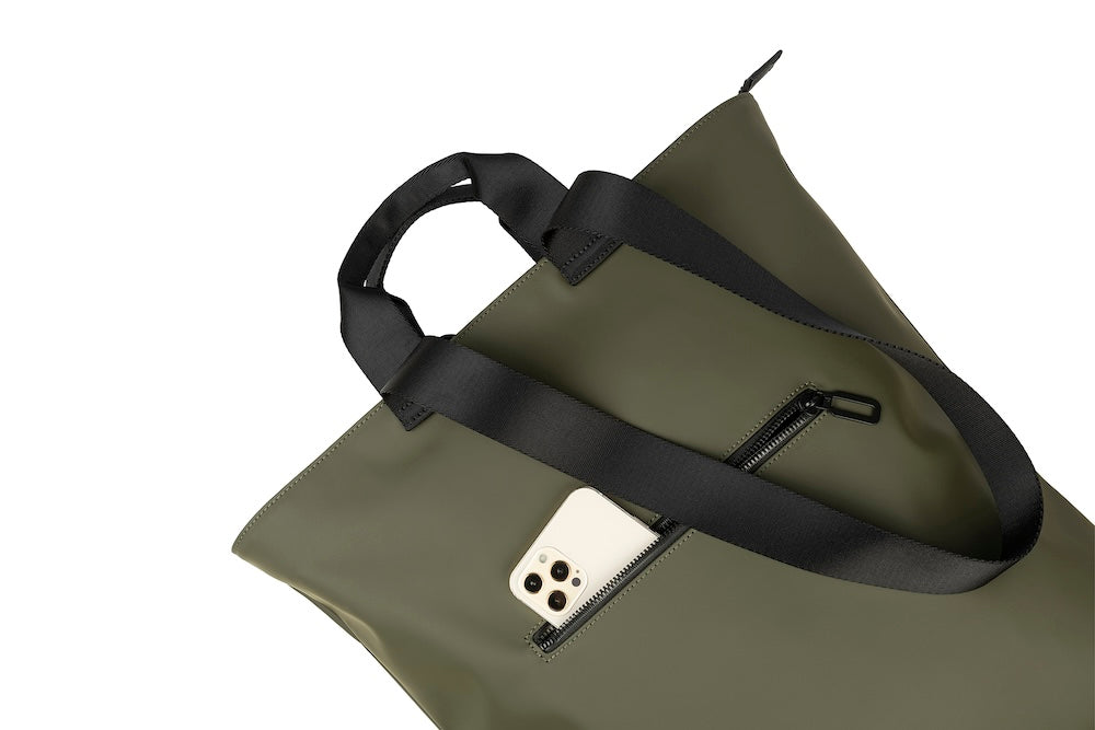 Tucano Gommo Shopper torba za Macbook Pro 14 - temno zelena - iSTYLE SI