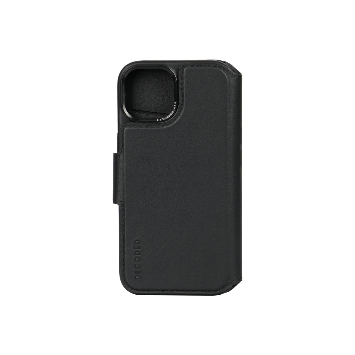 Decoded Usnjen snemljiv ovitek za iPhone 15 Pro - črna - iSTYLE SI
