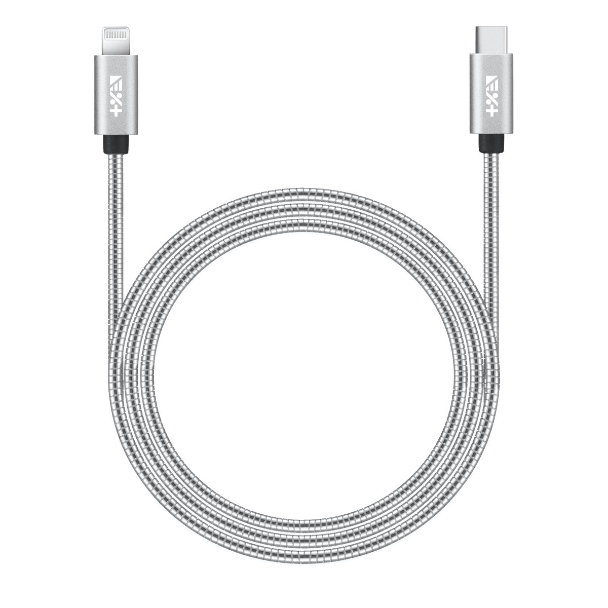 Next One USB-C to Lightning 1.2 M Metalic Cable - srebrna - iSTYLE SI
