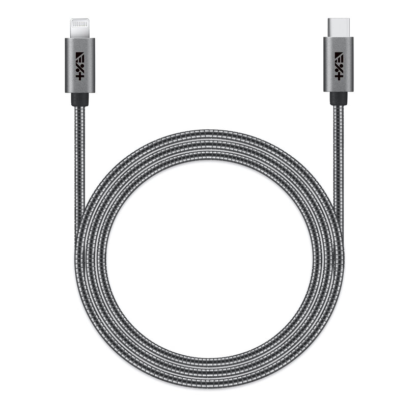 Next One USB-C to Lightning 1.2 M Metalic Cable - vesoljno siva - iSTYLE SI