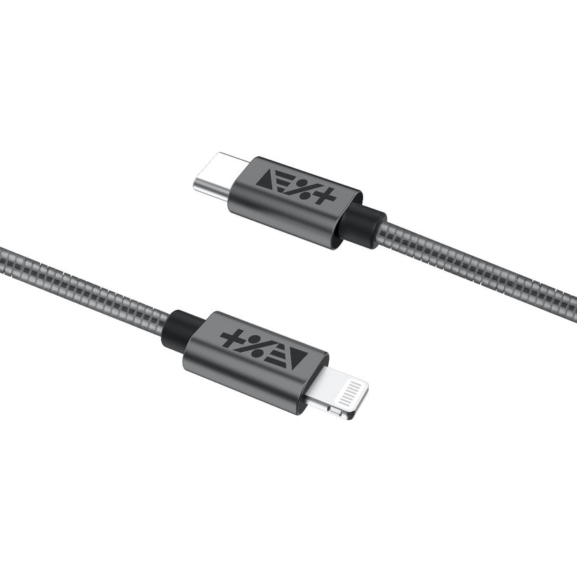 Next One USB-C to Lightning 1.2 M Metalic Cable - vesoljno siva - iSTYLE SI