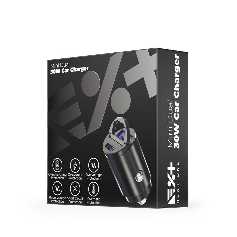 Next One Mini dual 30 W avtopolnilec - iSTYLE SI
