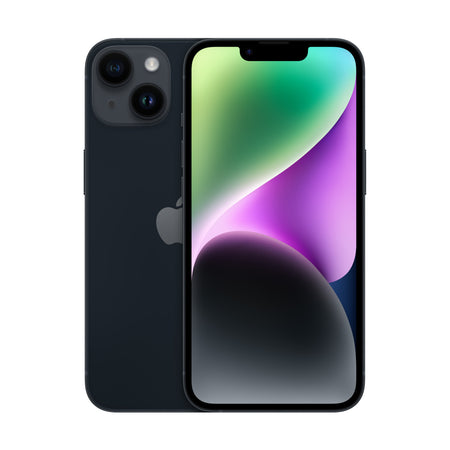 iPhone 14: 128 GB - polnočno črn